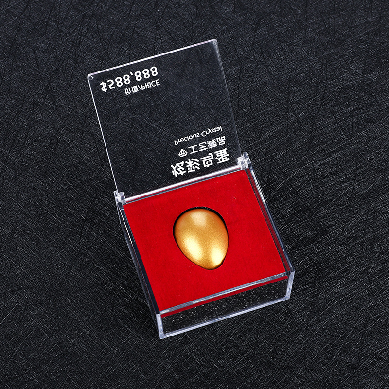 Delta Action Bird's Nest Golden Egg 1:1 Crystal Collection Game Peripheral Collectibles Gift Box Colorful Bird's Egg