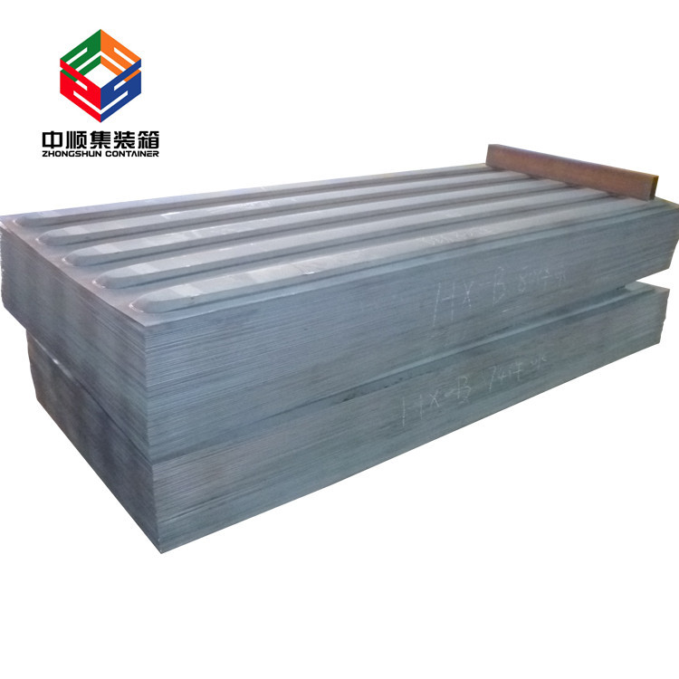 标准集装箱顶板配件 五浪圆头集装箱大顶板 三股方头集装箱顶板