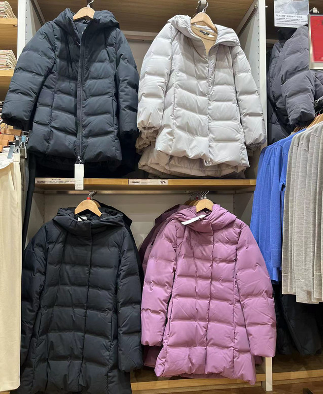 2022 Winter Seamless Coat Mid-Length Windproof and Waterproof Thickened Jacket 456389