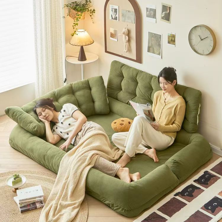 レイジーソファ、二人用、寝転がれる、寝室、ベランダ、小型ソファベッド、ベッドサイド、畳、人間用、犬小屋、メーカー直販|undefined