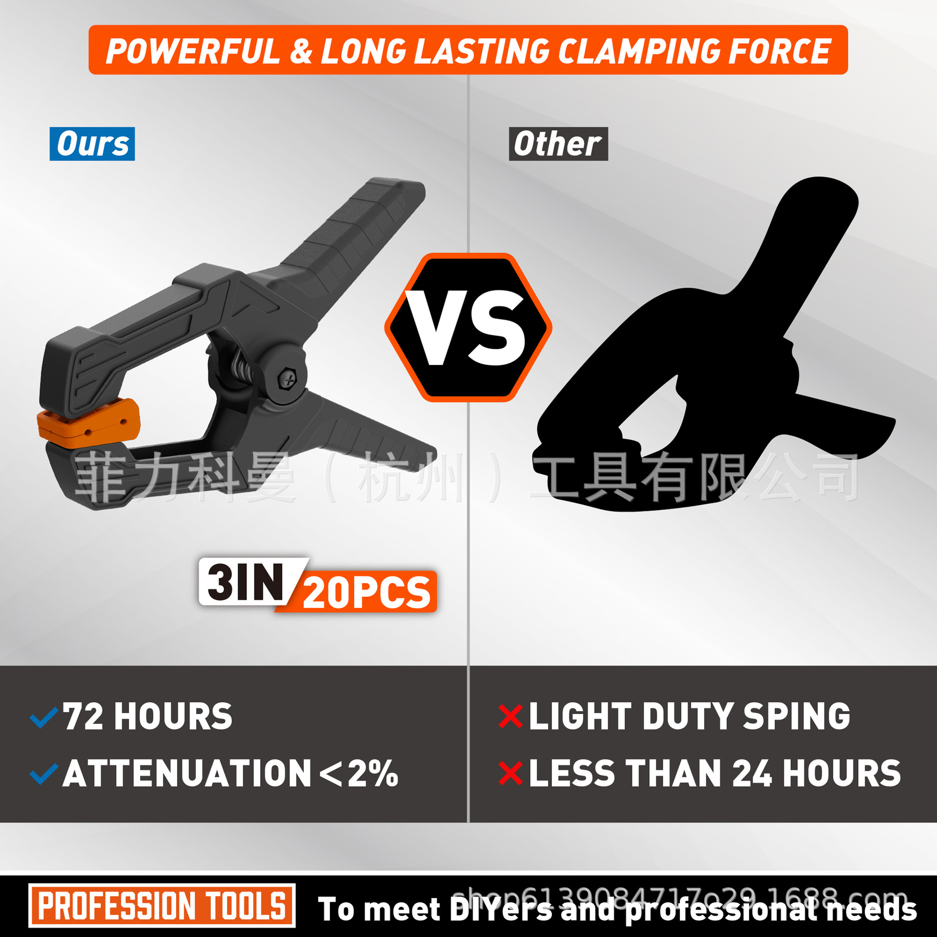 20 piezas de conjunto de clip de carpintería, clip de artesanía pequeña de 3 pulgadas, soporte de fondo, carpintería, trabajo de fotografía