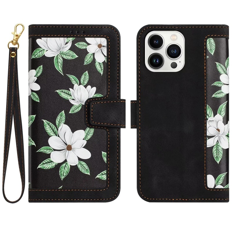 Cover telefono stampata in pelle con cordino per iphone e android_voghion.com