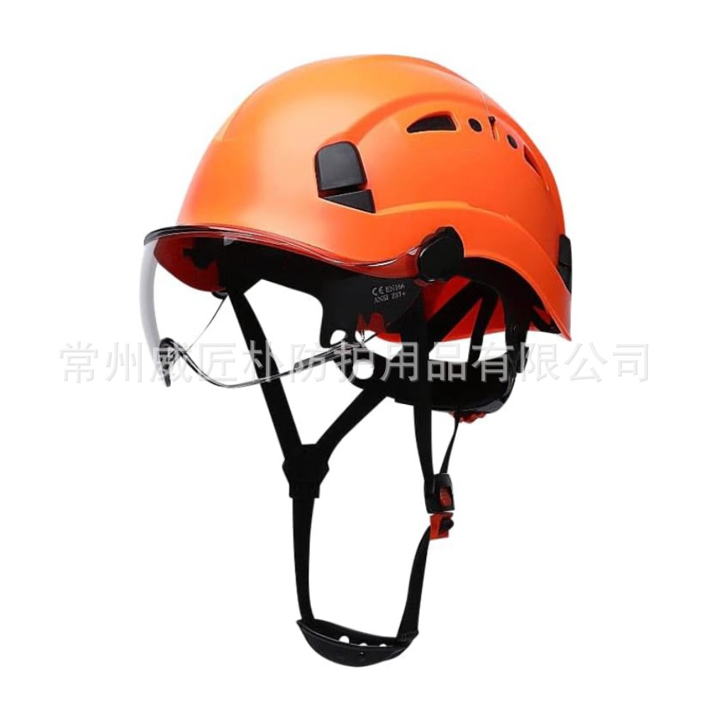 CE & ANSI Casco de escalada al aire libre Casco de caída rápida Equipo de escalada de cavernas Casco de rescate Casco de seguridad
