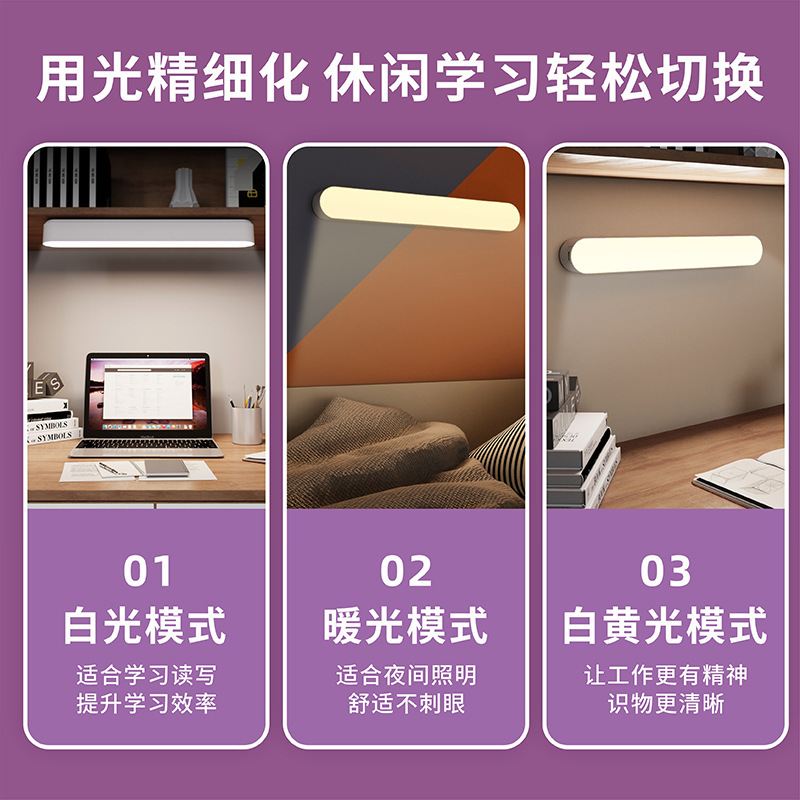 Lámpara de mesa de carga USB transfronteriza, lámpara led genial, lámpara de mesa de protección ocular especial para que los estudiantes aprendan, regalo de luz nocturna para dormitorio