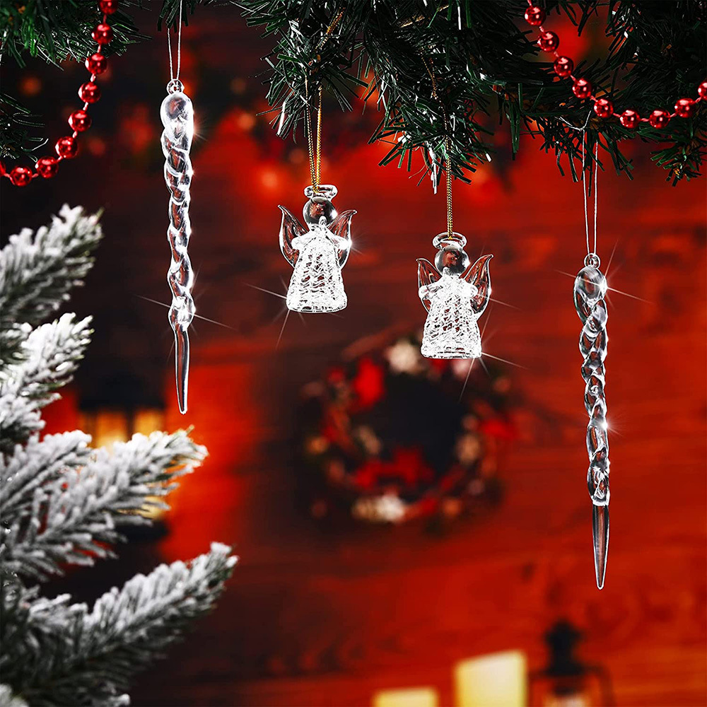Christmas angel jewelry and ice pillar jewelry gathering glass…