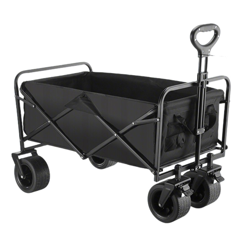 Camping Cart, Outdoor Foldable Cart, Camp Cart, Picnic Cart, Trailer, Camping Hand-Pulled Cart, Stall Cart, Off-Road Cart