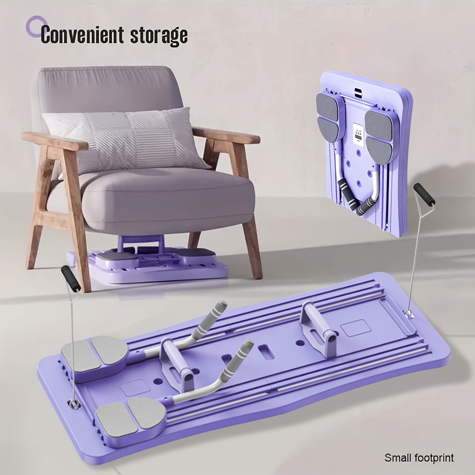 Junta de ejercicios multifuncional transfronteriza junta de ejercicios plegable en casa abdominal entrenamiento chaleco de línea placa plana para apoyar los músculos pectoral y abdominal