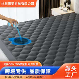 夹棉加厚静音防水床笠单件跨境床垫保护罩套Mattress Protector
