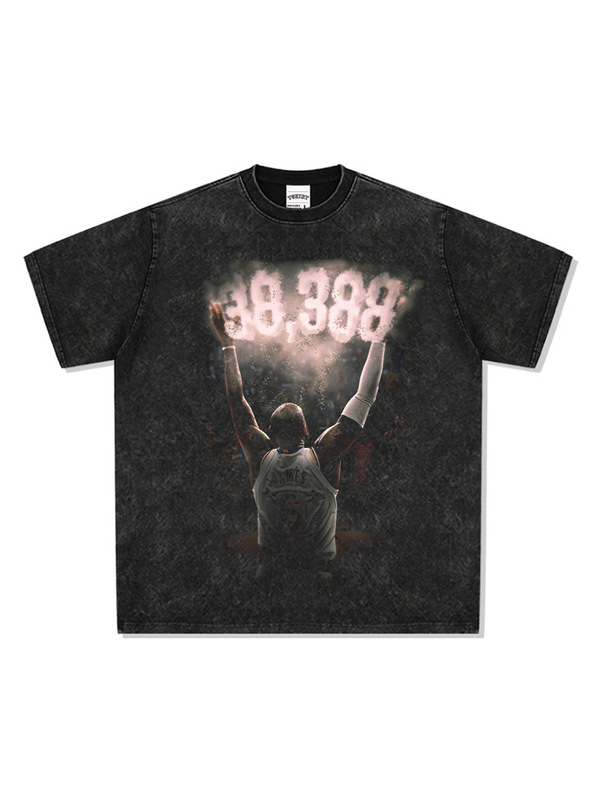 Score King's New Cross-Border American-Style Men's Summer Short-Sleeve Lebron James Loose-Fitting Retro Print Shirt Score King's New Cross-Border American-Style Men's Summer Short-Sleeve Lebron James Loose-Fitting Retro Print Shirt