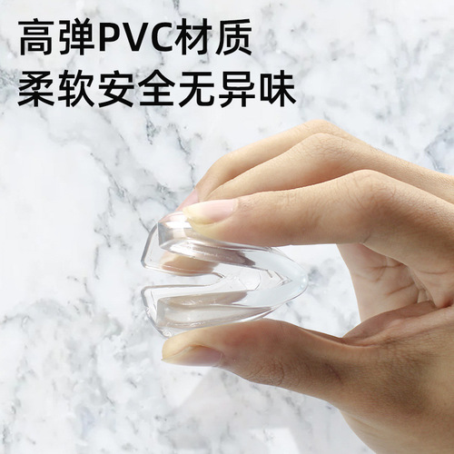 Childproof Corner Guard Edge Banding Sticker for Windows Tables, Corner Protection Anti-Collision Silicone Transparent Soft Corner Guard Safety Protector