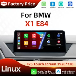 BMW X1 E84 üçün 10.25 düym Android avtomobil multimedia GPS naviqatoru, arxa kamera
