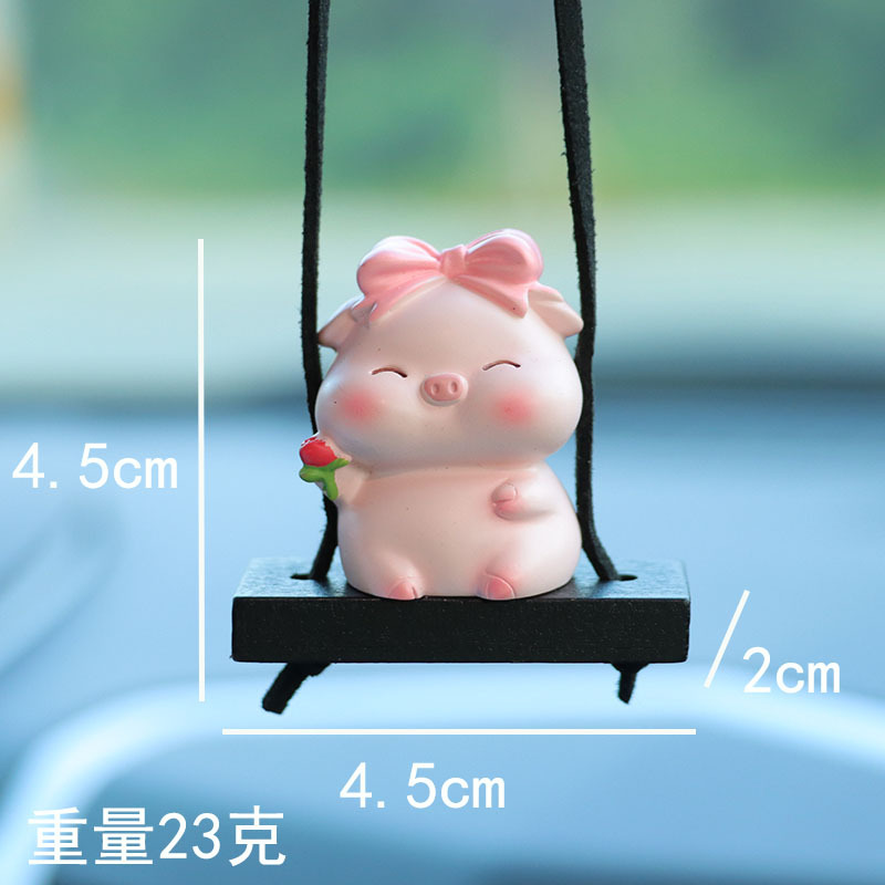 Cross-border e-commerce for creative piggy car interior pendants car ornaments car pendants decorative pendants