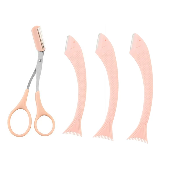 Fuchsia razor, 3 pieces