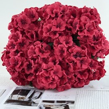 跨境亚马逊爆款外贸批发厂家直销仿真花人造花户外布置45目海棠花