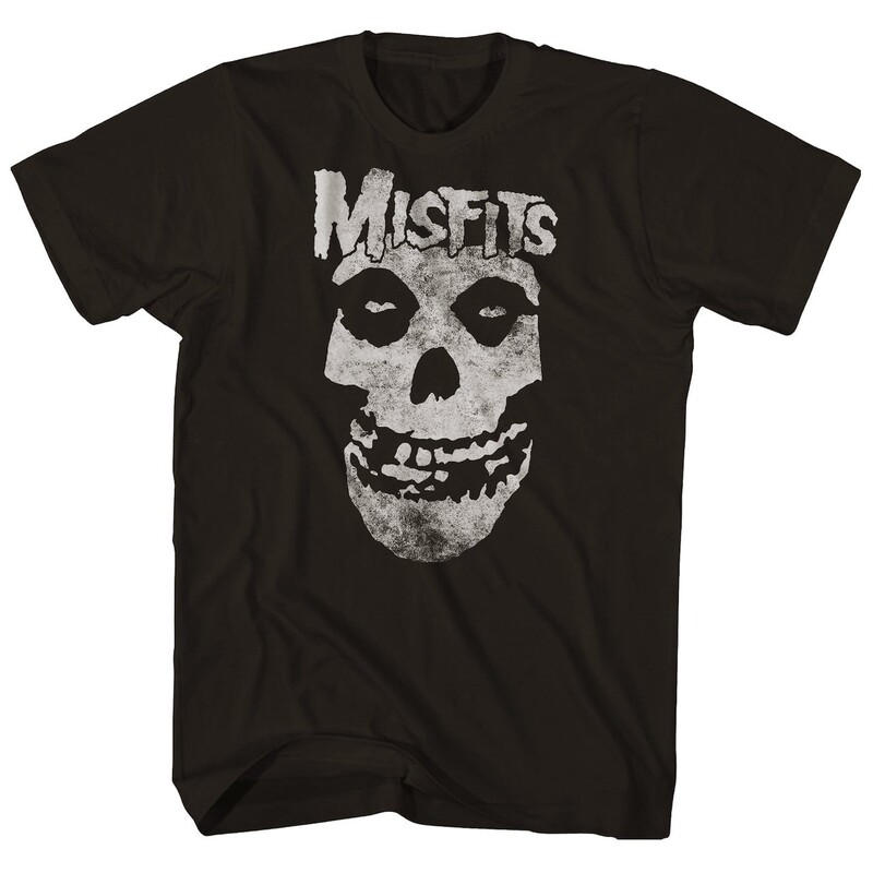 The misfits Band Rock Core Hard Punk Style Retro American Street Skull Print Men's T-Shirt The misfits Band Rock Core Hard Punk Style Retro American Street Skull Print Men's T-Shirt