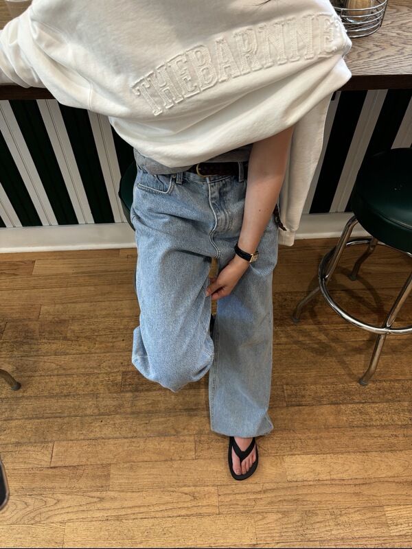 韩国设计师th*barnnet八奶家白卫衣韩系女装字母套头宽松上衣|undefined