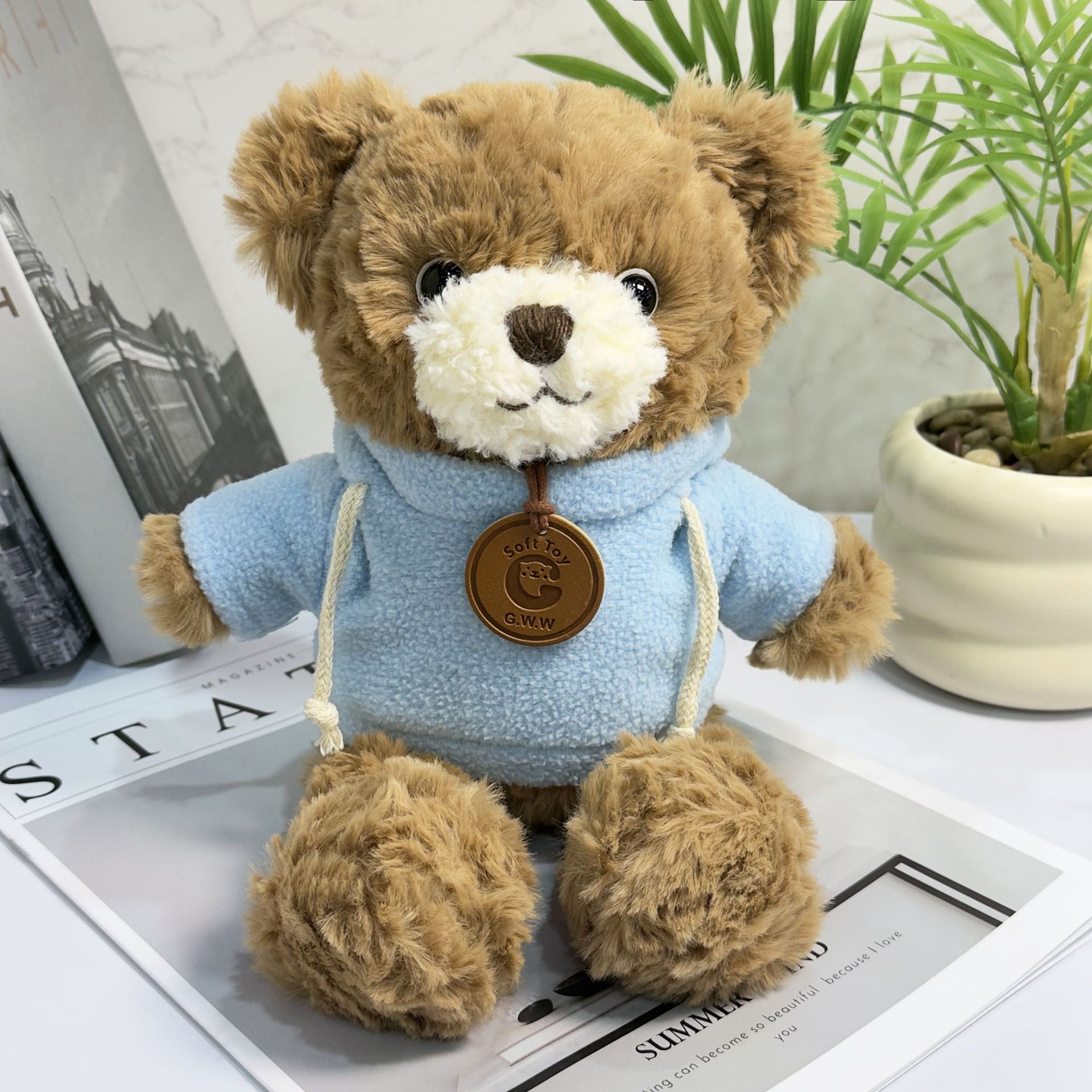 Vestido Teddy Bear suéter Teddy Bear camiseta actividad regalo juguete de peluche impresión LOGO