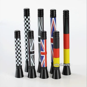 Directly from the manufacturer, car modification exterior decorative metal antenna suitable for mini antennas, real carbon fiber antenna
