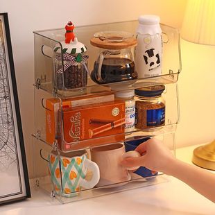 Multi-Layer Cup Storage Large-Capacity Table Organizer Water Cup Holder Coffee Cup Rack Household Gaoyan Weidong