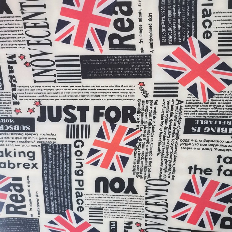 The color tin printing series of printed newspapers are in stock and widely applicable to the outer packaging fabrics of bags, cosmetic bags, handbags, etc detail image 3