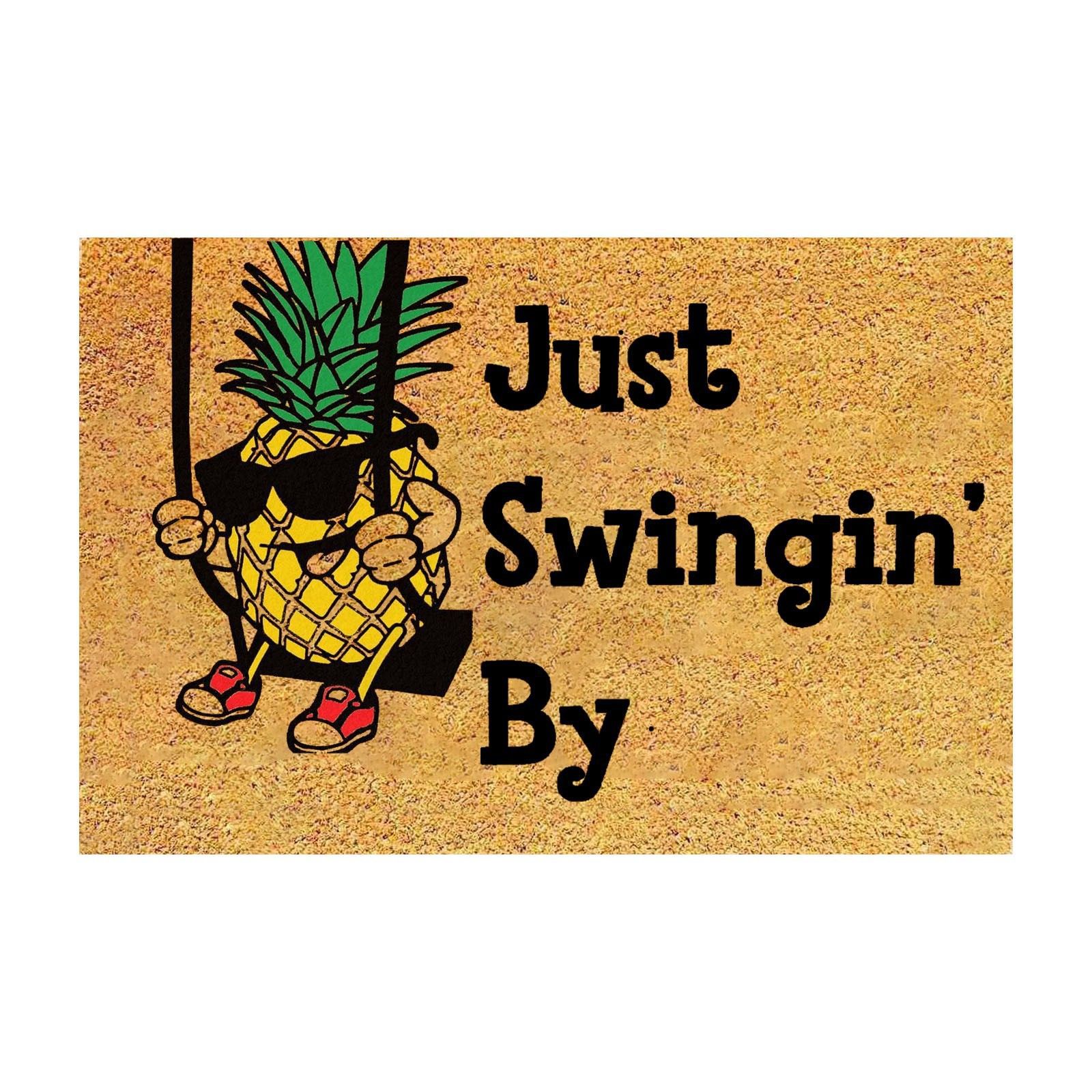 Alfombra de elemento de tema de verano transfronterizo alfombra de puerta de entrada antideslizante alfombra de entrada de cocina de baño absorbente