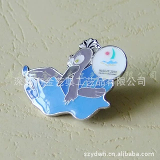 制作各种印刷滴胶徽章 烤漆徽章 金属徽章厂家订制 量大免模费