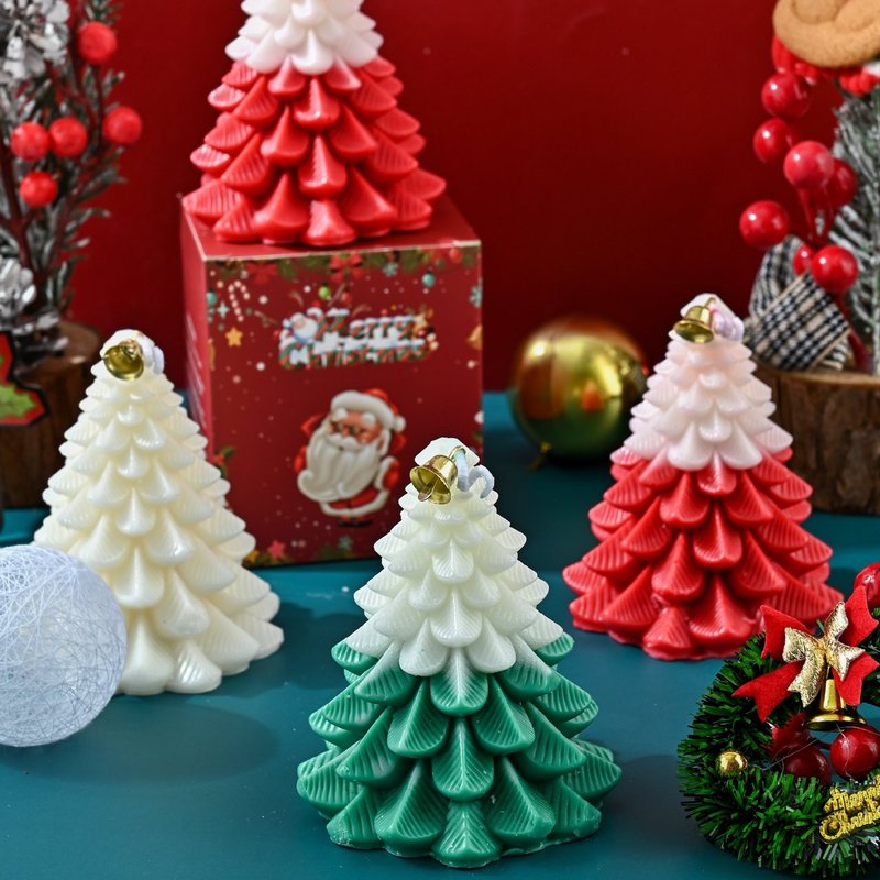 クリスマスツリーアロマキャンドルクリエイティブギフトボックスクリスマスギフト家の装飾装飾品お土産クロスボーダーアロマキャンドル|undefined