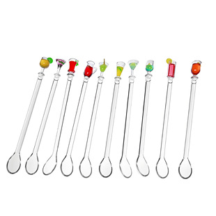 Factory Direct Sales Wine Cup Smoothie Cocktail Stick Bar Cocktail Stirring Stick Art Mixing Stick