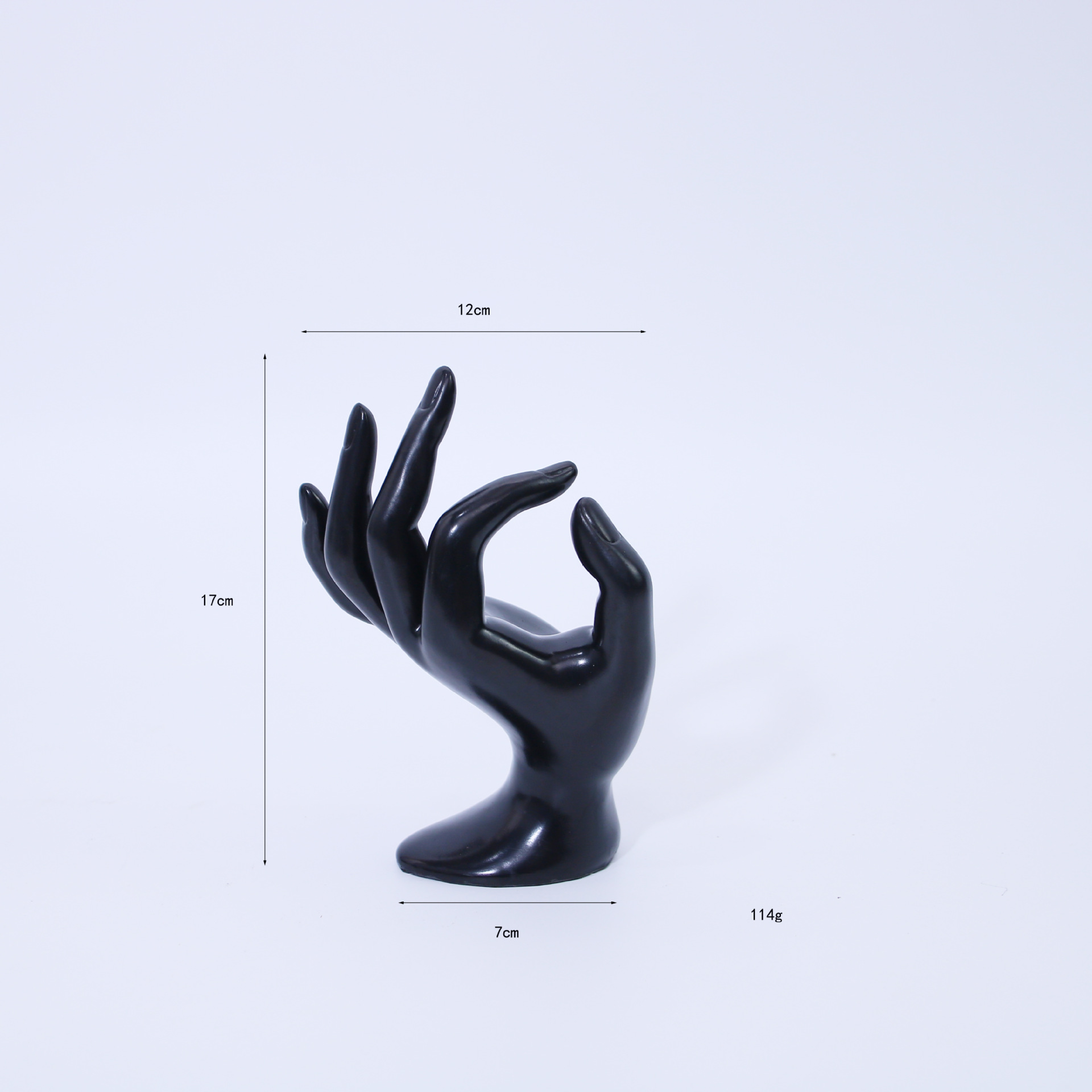 Modern Style Artistic Hand Plastic Jewelry Rack display picture 2