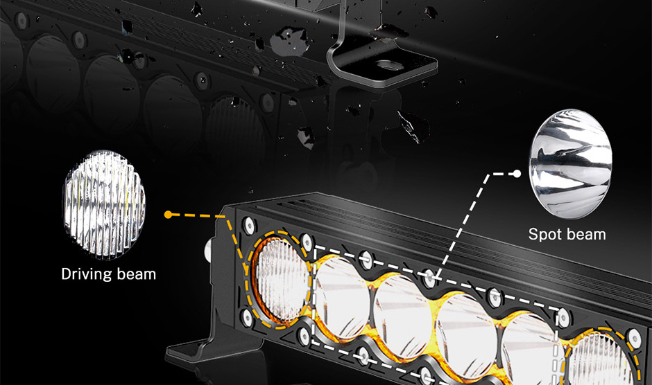 Cn360 63 Models of Long Off-Road Vehicle Led Work Lights High-Power Spotlights 11 Inches 21inch 31inch Surround Backlight