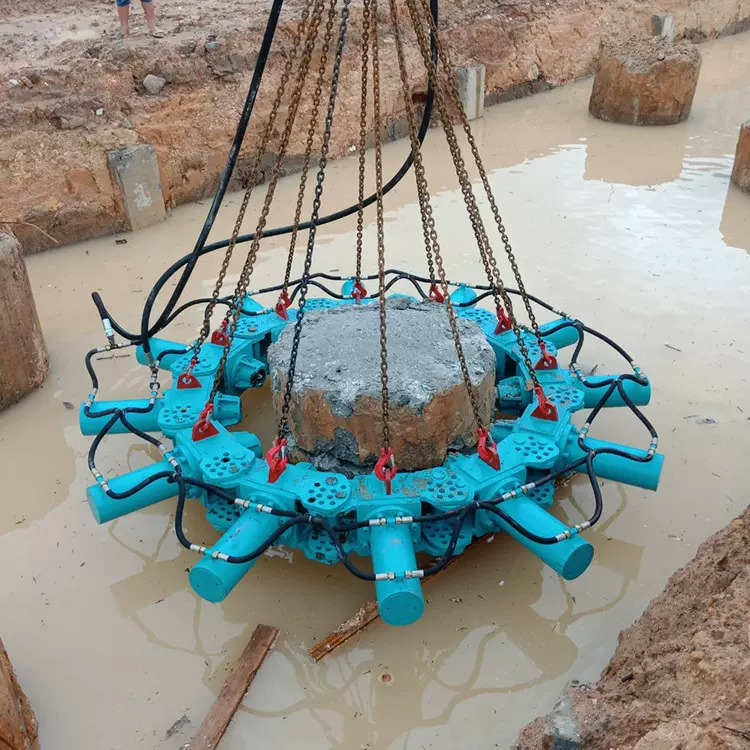 钢筋笼模块式截桩机 液压混凝土破除设备 预制管桩头水泥桩机