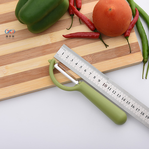 Stainless steel peeler, peeling fruit knife, multifunctional potato and sugar cane scraper, planer, melon planer, printable LOGO