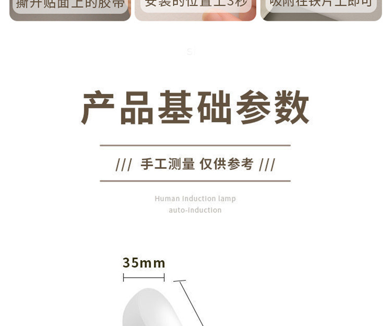 2025 new car lighting strong magnetic USB charging roof light trunk car led reading light free wholesale