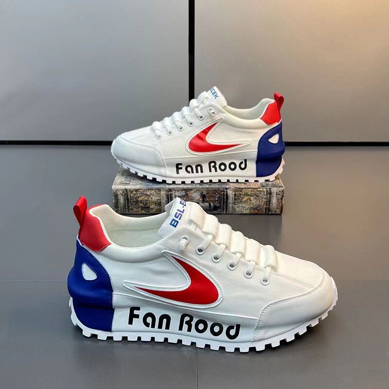 Ανδρικό νέο καλοκαιρινό ύφασμα 2024 ευέλικτο, αυξανόμενο ύψος, ανθεκτικό στη φθορά, αντιολισθητικό, μοντέρνο ανδρικό μπλοκ χρώματος_voghion.com