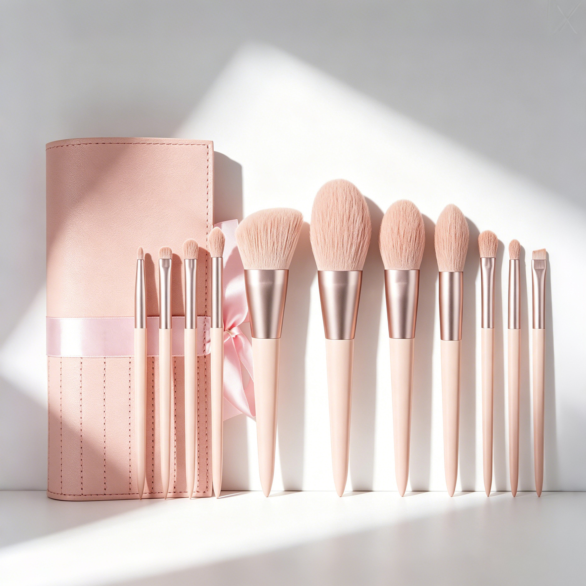 Juego de brochas de maquillaje Fei Zi Xiao de 11 piezas recomendado por la fábrica para venta al por mayor, portátil, transfronterizo, dropshipping, directo de fábrica.