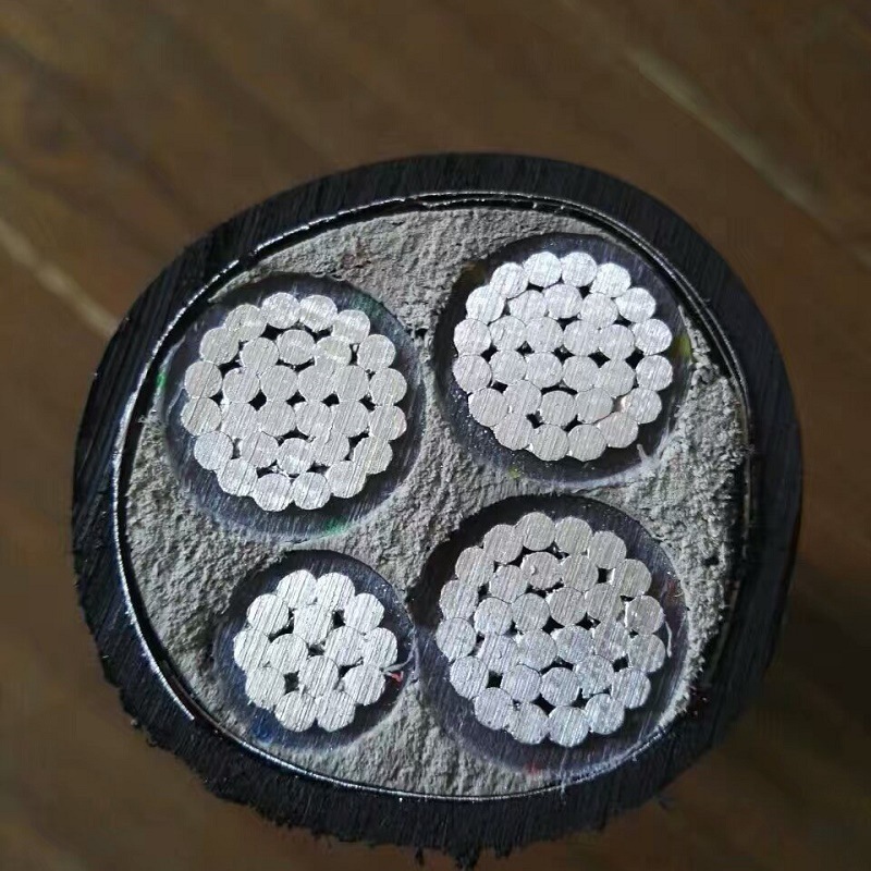 铝芯电缆厂家YJLV 3*150+1*70平方4芯电缆线户外架空三相四线铝线