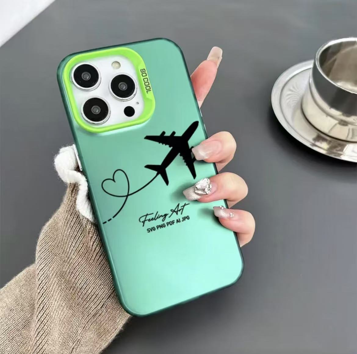 Nueva funda para teléfono estilo avión inglés, compatible con iPhone 17, Apple 15 Pro Max/14/13 Pro/12/16