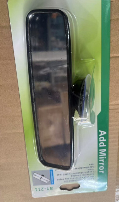 Car interior rearview mirror wide-angle mirror plane mirror powerful large suction cup coach interior rearview mirror auxiliary mirror