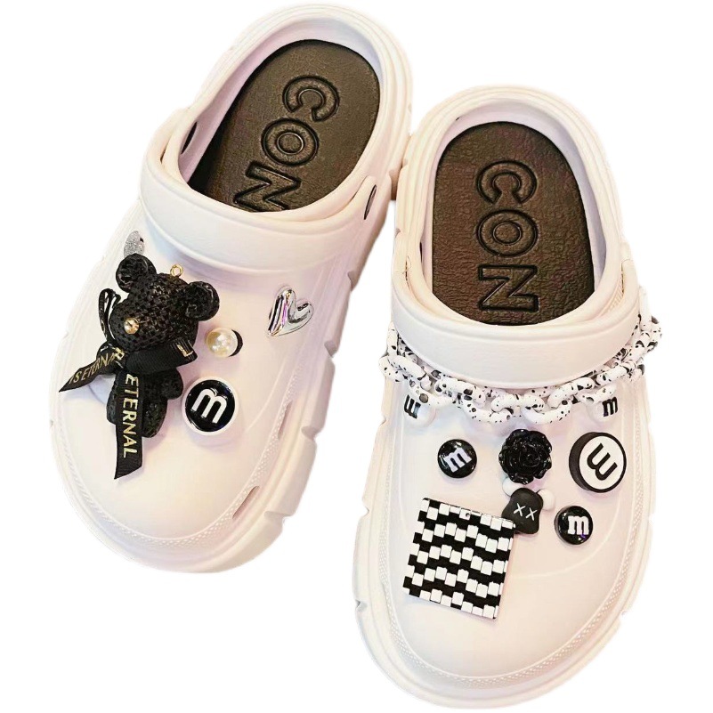 Transfronterizo Amazon ajuste agujero zapatos accesorios zapato hebilla DIY accesorios decorativos zapatillas hebilla sandalias Flor del zapato tridimensional