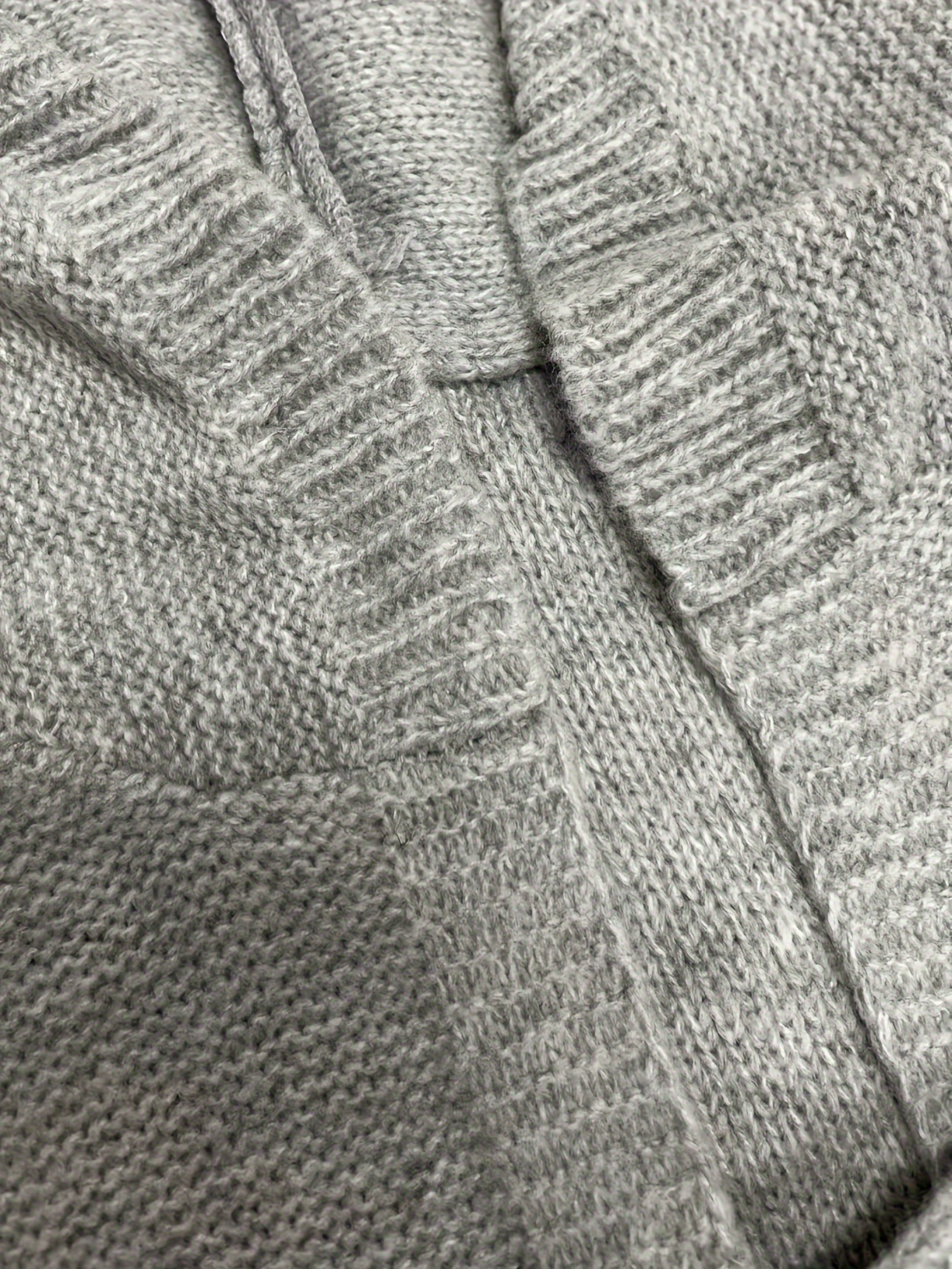 Женский oversize кардиган-свитер с капюшоном, длинный открывающийся перед,