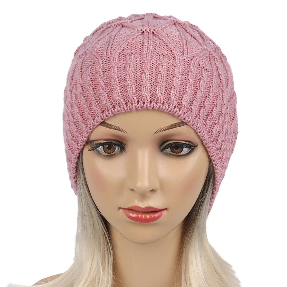 Gebreide muts voor dames warme wintermuts voor herfst_voghion.com
