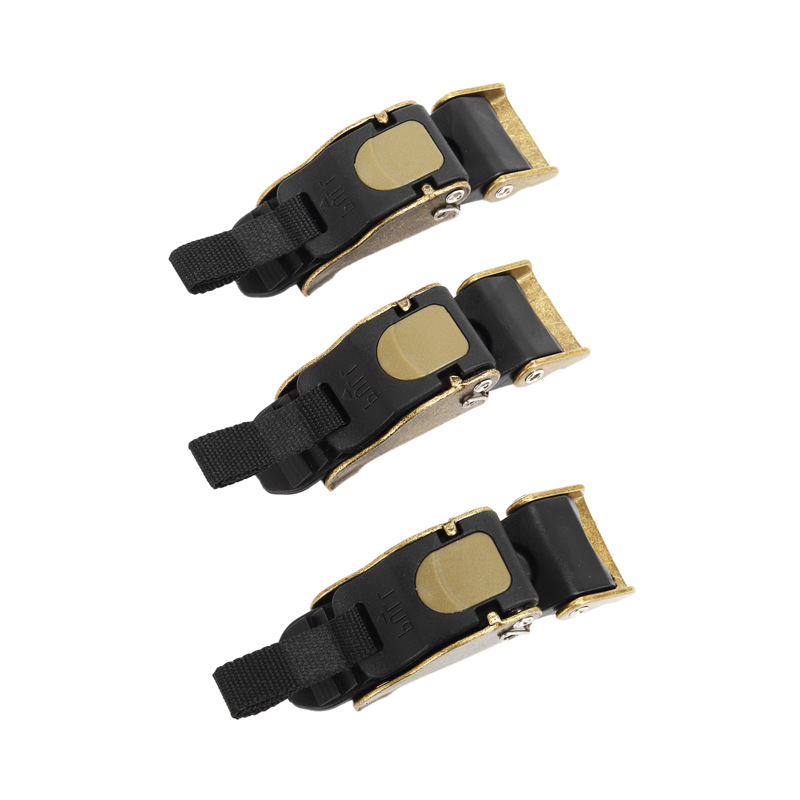 Motorcycle helmet buckle helmet special quick buckle ten-section buckle universal lock buckle cap buckle helmet copper-plated buckle
