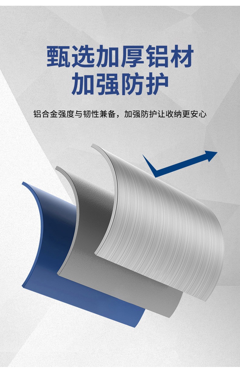Aluminum Alloy Quick-Release Large-Capacity Side Boxes, Waterproof Motorcycle Luggage Boxes, Electric Motorcycle Tail Boxes, Storage Boxes, Trunk Boxes