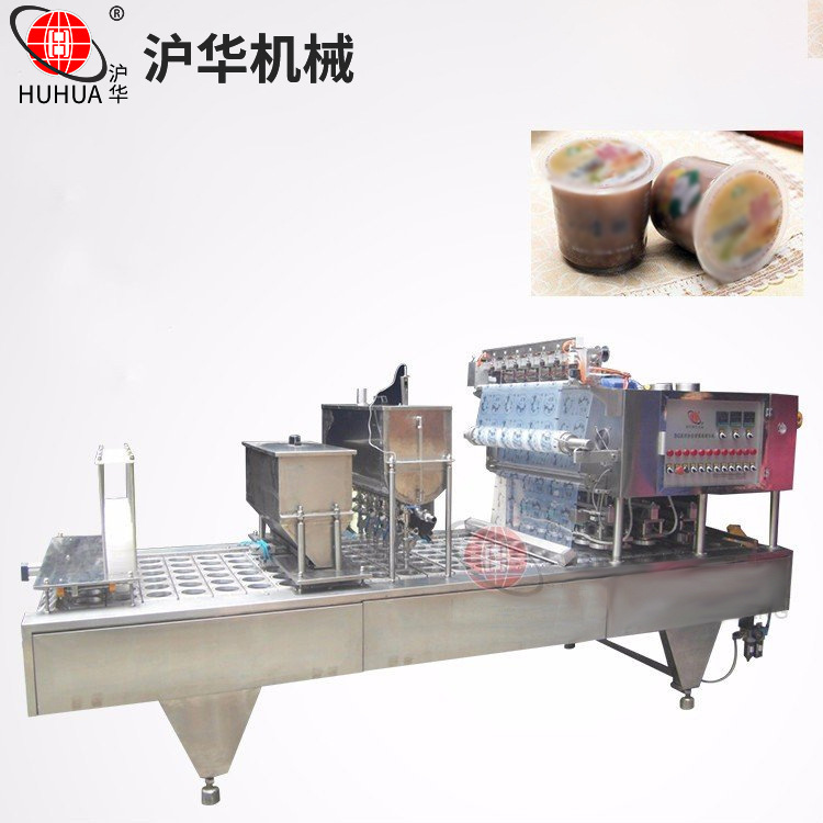 沪华机械供应自动灌装封口机，碗装八宝饭封口机认准沪华牌