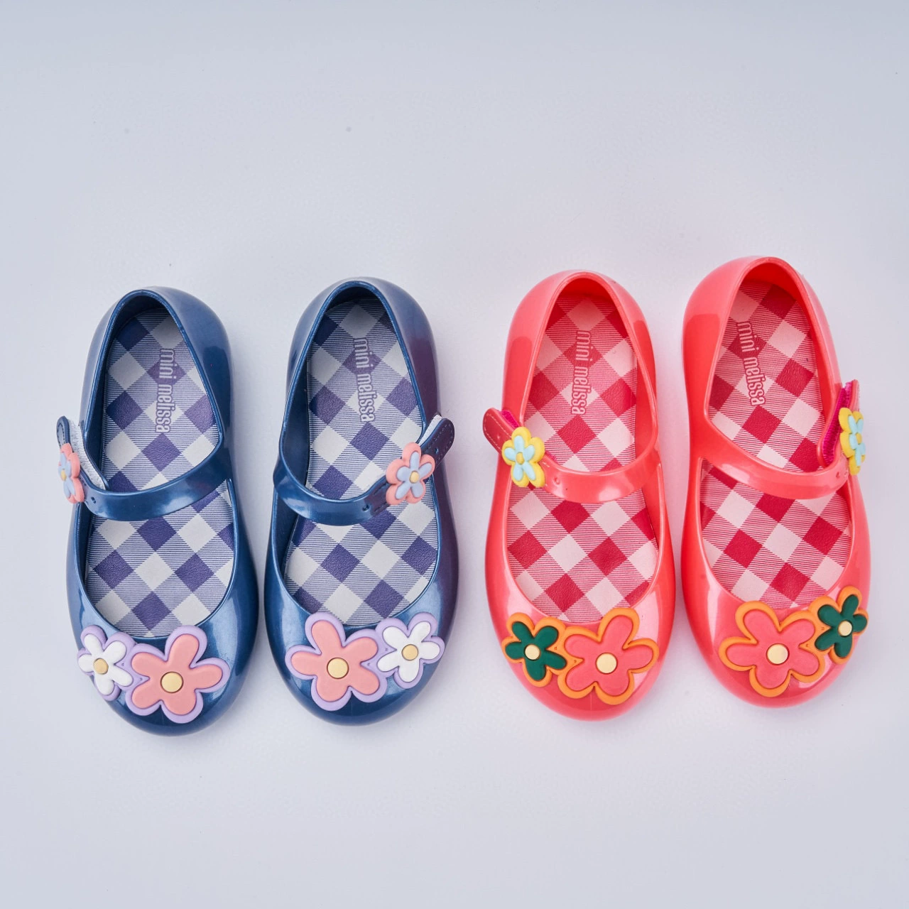 2025 Мелисса желе обувь melissa пляжные туфли для девочек Цветы сандалии для девочек дождевые туфли