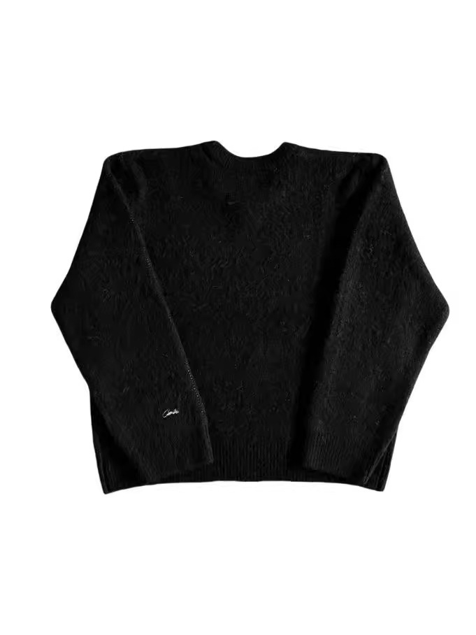 Alibeiz nuevo suéter de manga larga moda callejera suéter suelto de todo fósforo ins estación independiente