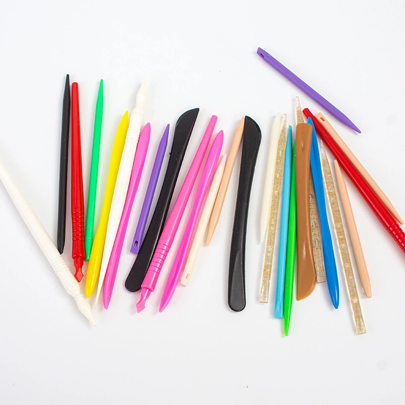 Поставки производителя, красочные пластиковые ручки-скребки, детские картины-скребки своими руками, пластиковые ручки-скребки, художественные кисти-скребрышки оптом