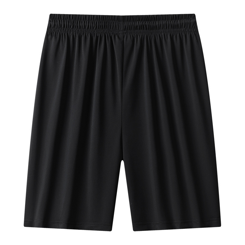 Pantalones cortos deportivos para hombres más tamaño pantalones de playa delgados de verano Pantalones cortos para correr de secado rápido pantalones cortos de seda de hielo tejido fino de fitness
