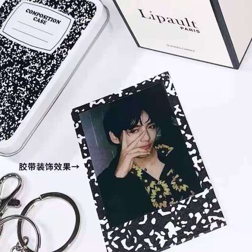 Black and white milk pattern personalized Japanese paper printing fresh sticker tape ins handbook production DIY decorative tape