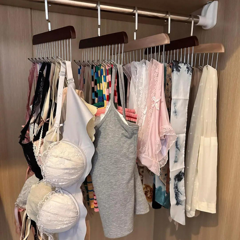 Clothes Hanger For Home Use, Non-slip Storage Rack, Clothes Drying...
